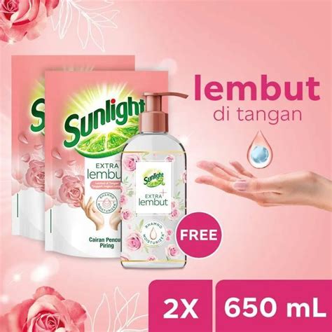 Jual Ft Sunlight Sabun Cuci Piring Gentle Extra Lembut Pouch Ml