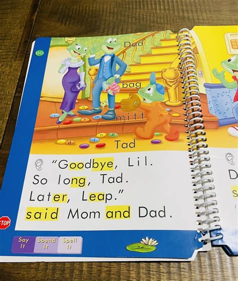 LeapFrog LeapPad PHONICS TAD S GOOD NIGHT Lesson 2 Book Cartridge