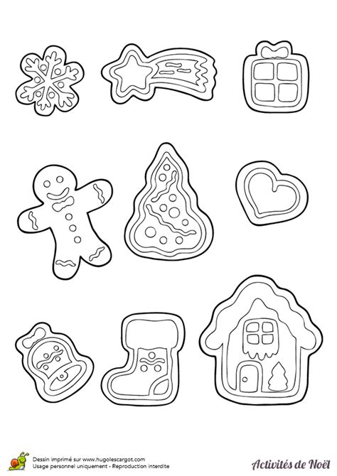 Coloriage Et Activit Biscuits De No L