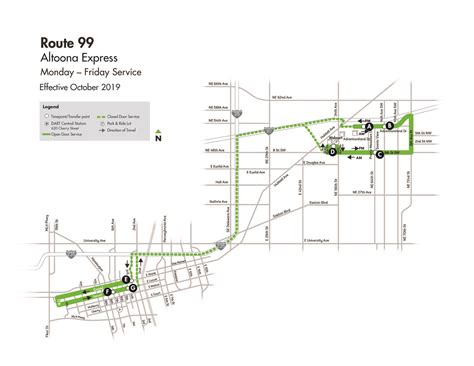 Express Route 99 schedule and map updated | DART - Des Moines Area ...