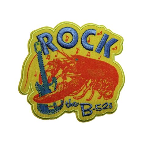 The B-52's Rock Lobster Embroidered Iron on Patch Music | Etsy