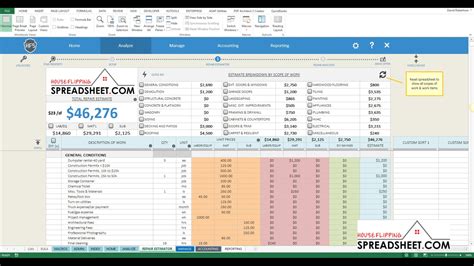 House Flipping Spreadsheet On Spreadsheet Templates Excel To Real