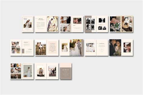 Wedding Photobook Template For Photographers Welcome Package Etsy