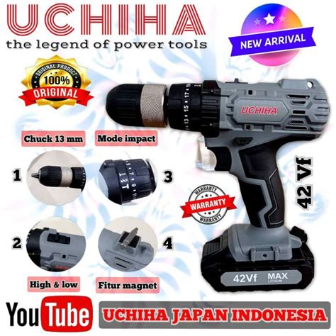 Promo Bor Baterai V Uchiha Mm New Edition Bor Cordless Bor