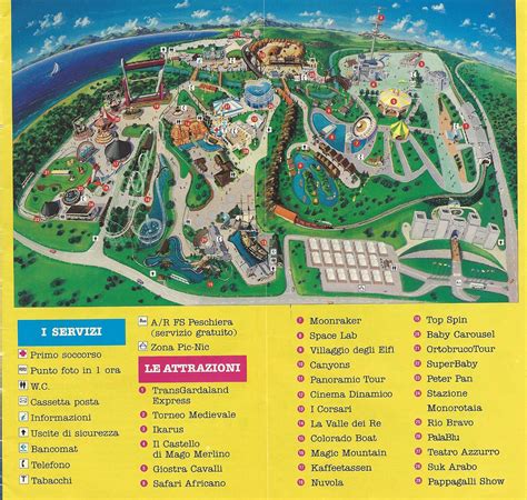 Gardaland Map