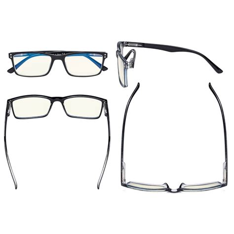 Reading Glasses Blue Light Filter Stylish 5 Pack Women Men