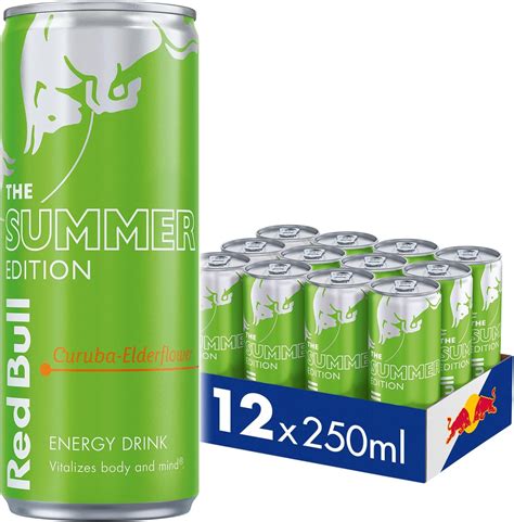 Red Bull Energy Drink Summer Edition Curuba Elderflower Ml X