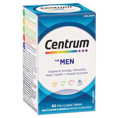 centrum  men multivitamin daily health support essencelk