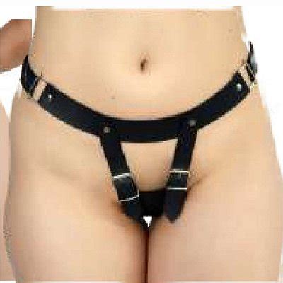 Conjunto Jane em Couro Preto Calcinha e Sutiã Sex Shop Castelo