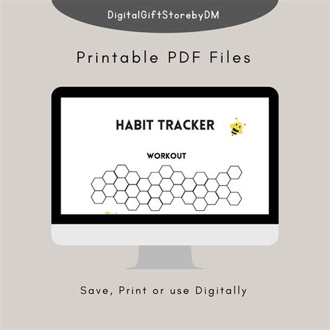 Habit Tracker Printable 2023 Habit Tracker Digital Yearly Etsy