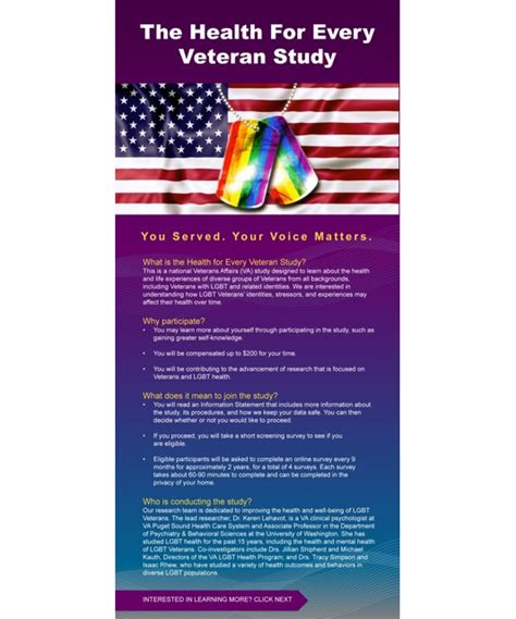 Health For Every Veteran Study Information Landing Page For Lesbian