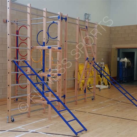 Gymnasium Hall Pe Trio Frame Installation