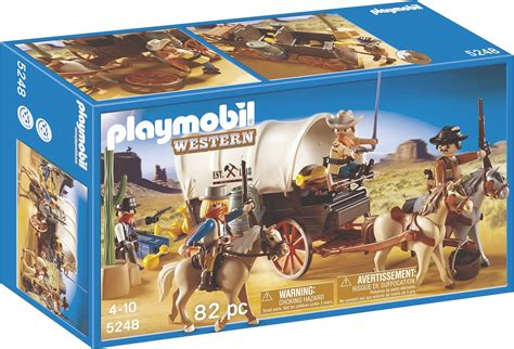 Playmobil 5248 Covered Wagon With Raiders TopToy