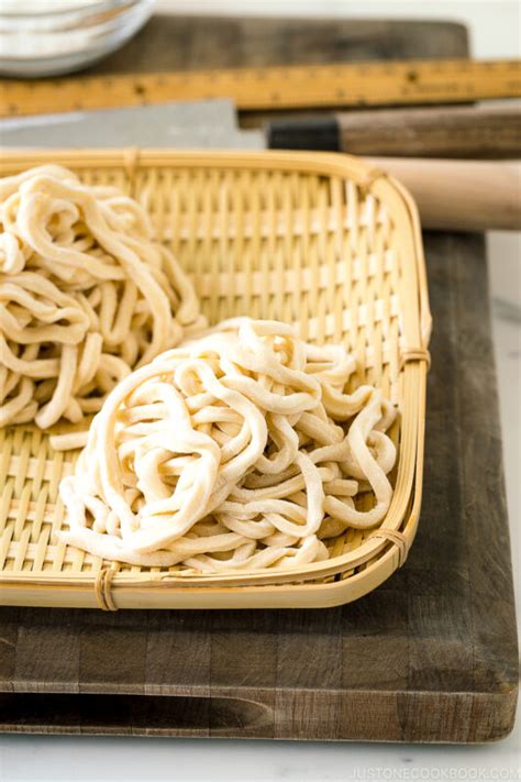 Homemade Udon Noodles 手打ちうどん • Just One Cookbook