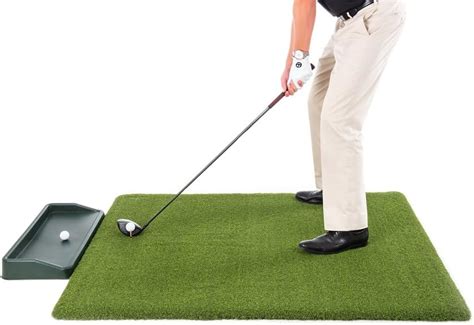 Amazon.com : All Turf Mats Super Tee Golf Mat with Tray - 5 feet x 5 ...