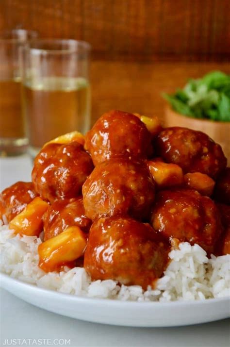 Easy Sweet And Sour Meatballs With Pineapple