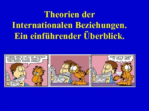 Theorien der Internationalen Beziehungen Ein einführender Überblick