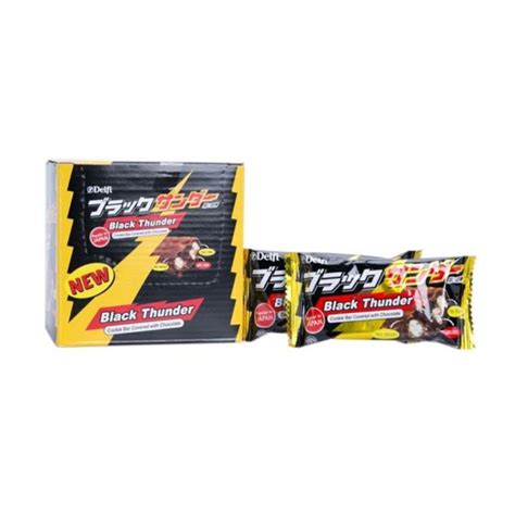 Jual Delfi Yuraku Black Thunder 24 X 21 Gram Shopee Indonesia