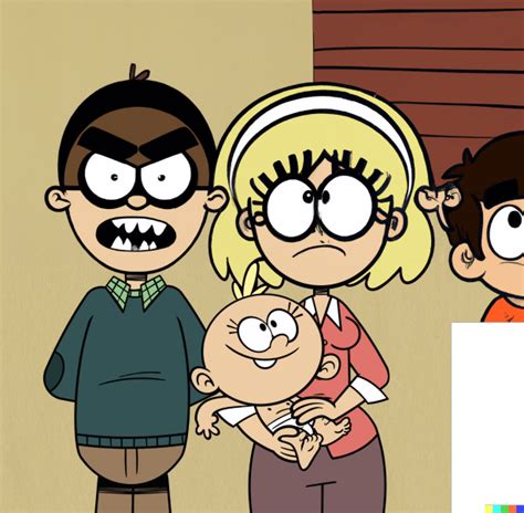 I ran a pic of the Loud House parents (pre face reveal) through an ai ...