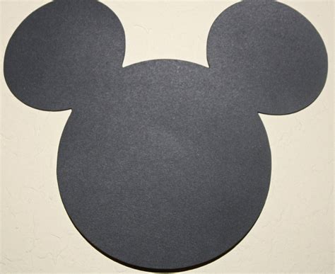 Mickey Mouse Head Cutout Template