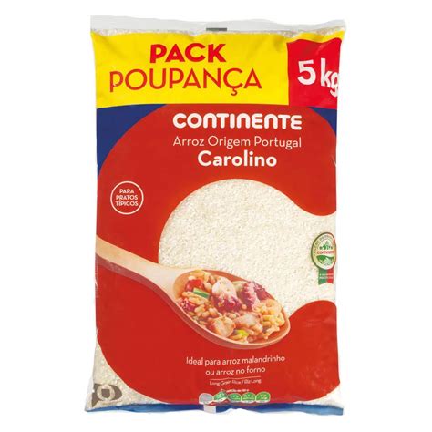 Arroz Carolino Pack Poupança CONTINENTE Nutripédia