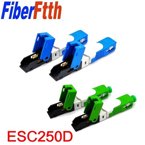 ESC250D FTTH Fiber Optic Waterproof Drop Cable Fast Connector SC UPC