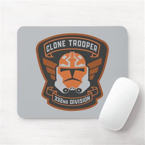 The Clone Wars | Clone Trooper Emblem Mouse Pad | Zazzle | Clone trooper, Clone wars, Clone