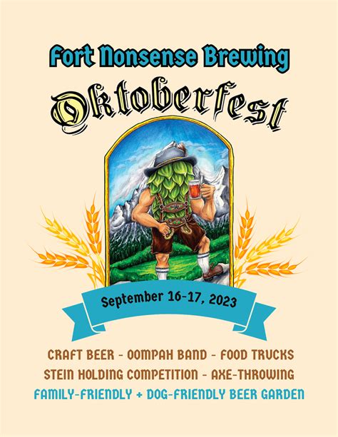 Oktoberfest 2023 At The Fort What To Know — Fort Nonsense Brewing Company