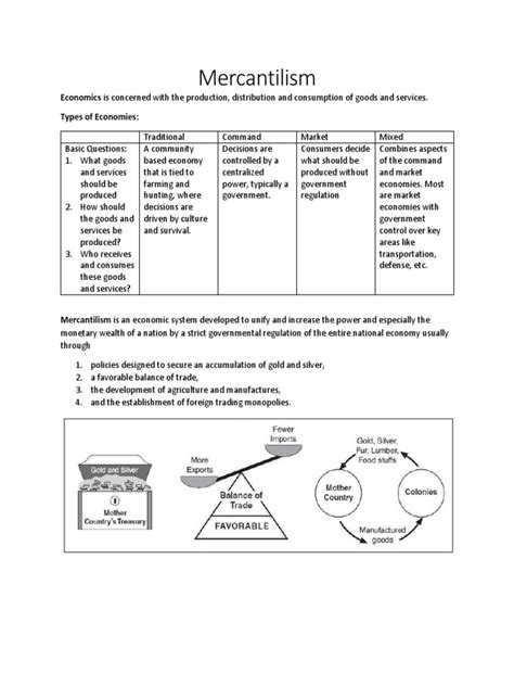 mercantilism | Mercantilism | Trade