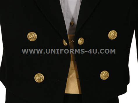 Us Navy Male Officer Dinner Dress Blue Jacket Uniform