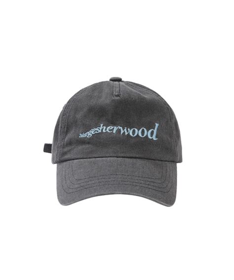 Musinsa Margesherwood Pigment Wave Logo Ballcap Grey