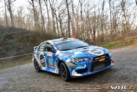 Munhowen Yann Lanners Steve Mitsubishi Lancer Evo X R Rallye Des