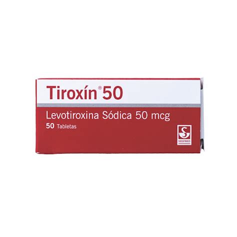 Levotiroxina S Dica Tiroxin Mcg X Tabletas Siegfried Mcg X