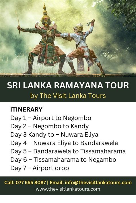 Sri Lanka Ramayana Tour | Tours, Negombo, Sri lanka