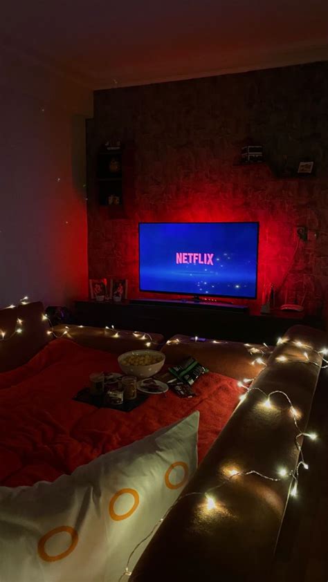 Netflix Chill Cozy Girls Night Sleepover Netflix Time Watch Netflix