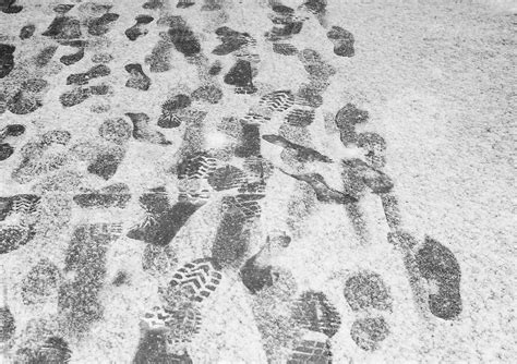 "Footprints In Snow" by Stocksy Contributor "Kristin Duvall" - Stocksy