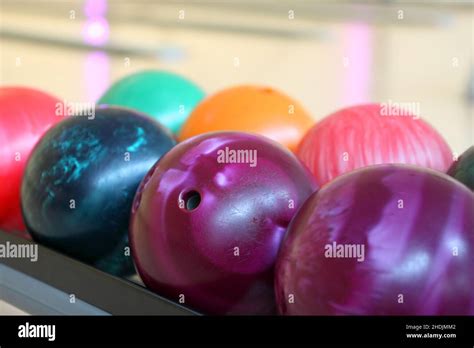 Bowling Ball Bowling Balls Stock Photo Alamy