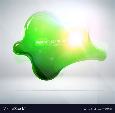 Green Blob Background Royalty Free Vector Image