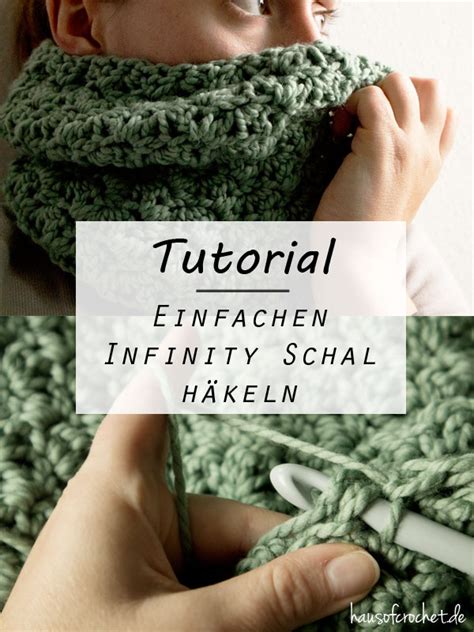 Tutorial Einfachen Infinity Schal häkeln hausofcrochet de