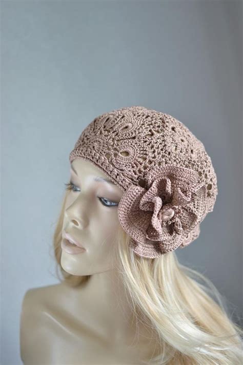 French Beret Summer Beret French Summer Beret Crochet Hat Women Crochet