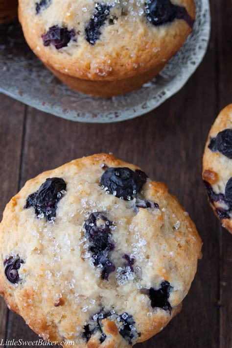 Blueberry Buttermilk Muffins Little Sweet Baker