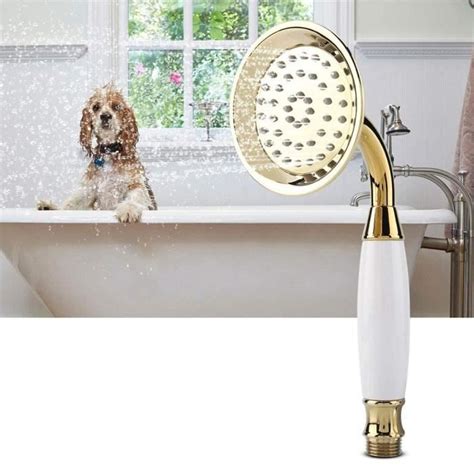 Pommeau De Douche G Or Pulv Risateur Douche Main Accessoires