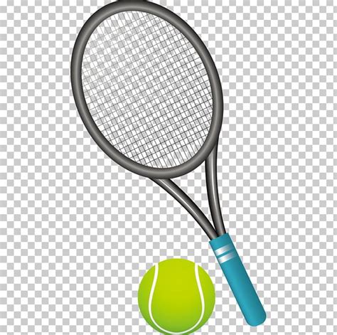 Tennis Ball Racket PNG Clipart Badminton Racket Ball Flat Design