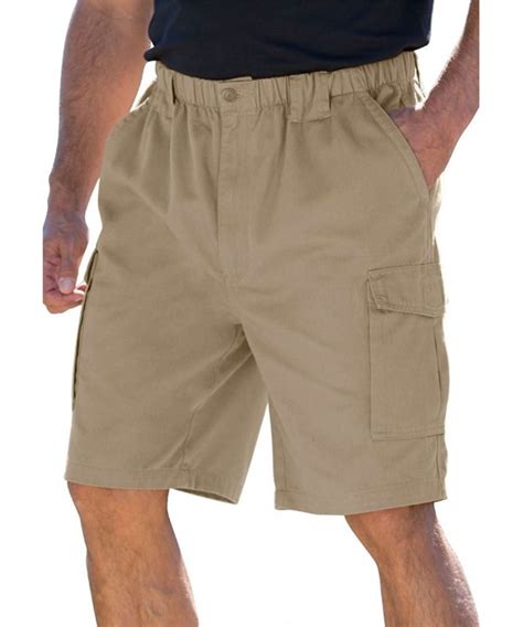 Men S Big Tall Renegade Cargo Shorts With Full Elastic Waist