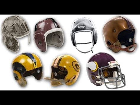 American Football Helmet Evolution