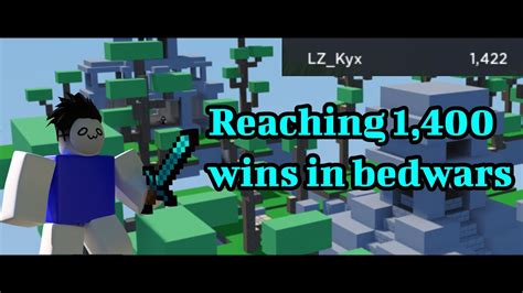 Reaching 1 4k Wins Roblox Bedwars YouTube