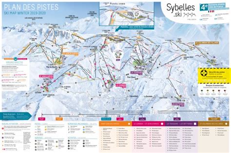 Itinéraires et Plan des pistes de ski La Toussuire Travelski