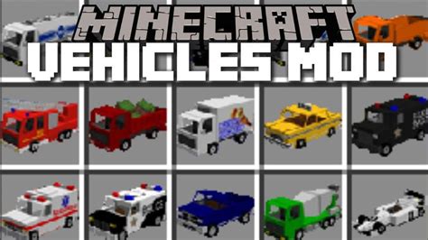 Vehicles Mod (1.10.2, 1.8.9) - Motorcycles, Planes, Bikes - 9Minecraft.Net