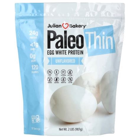 Julian Bakery Paleo Thin Egg White Protein Unflavored 2 Lbs 907 G