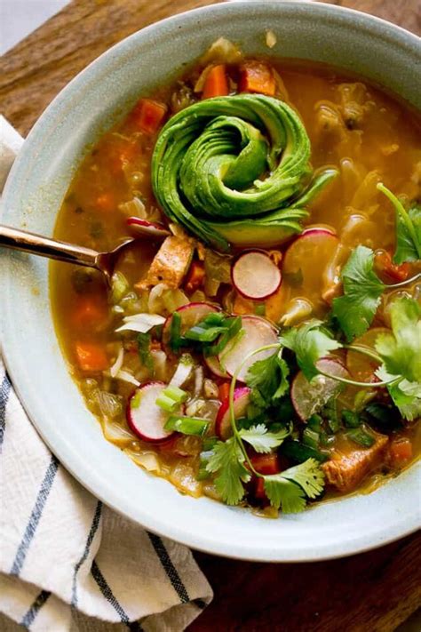 Instant Pot Chicken Tomatillo Soup Perrys Plate